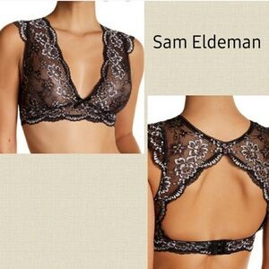 Sam Edelman Black Lace Bra Intimates
